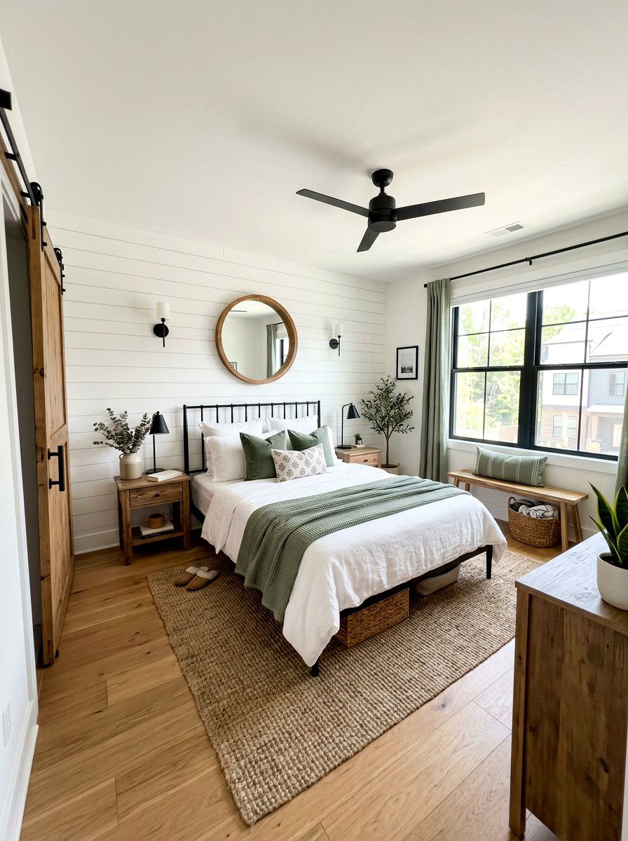 Modern Farmhouse Townhouse Bedroom - 30 townhouse style bedroom ideas