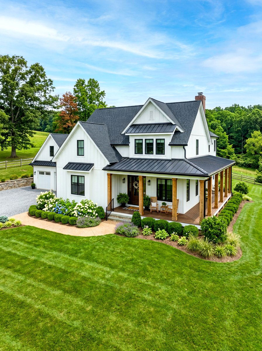 Modern Farmhouse - 30 home exterior ideas