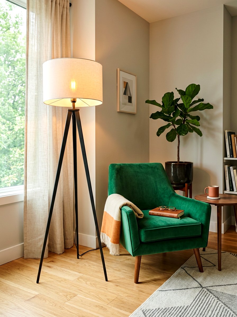 Modern Floor Lamp - 30 living room furniture ideas