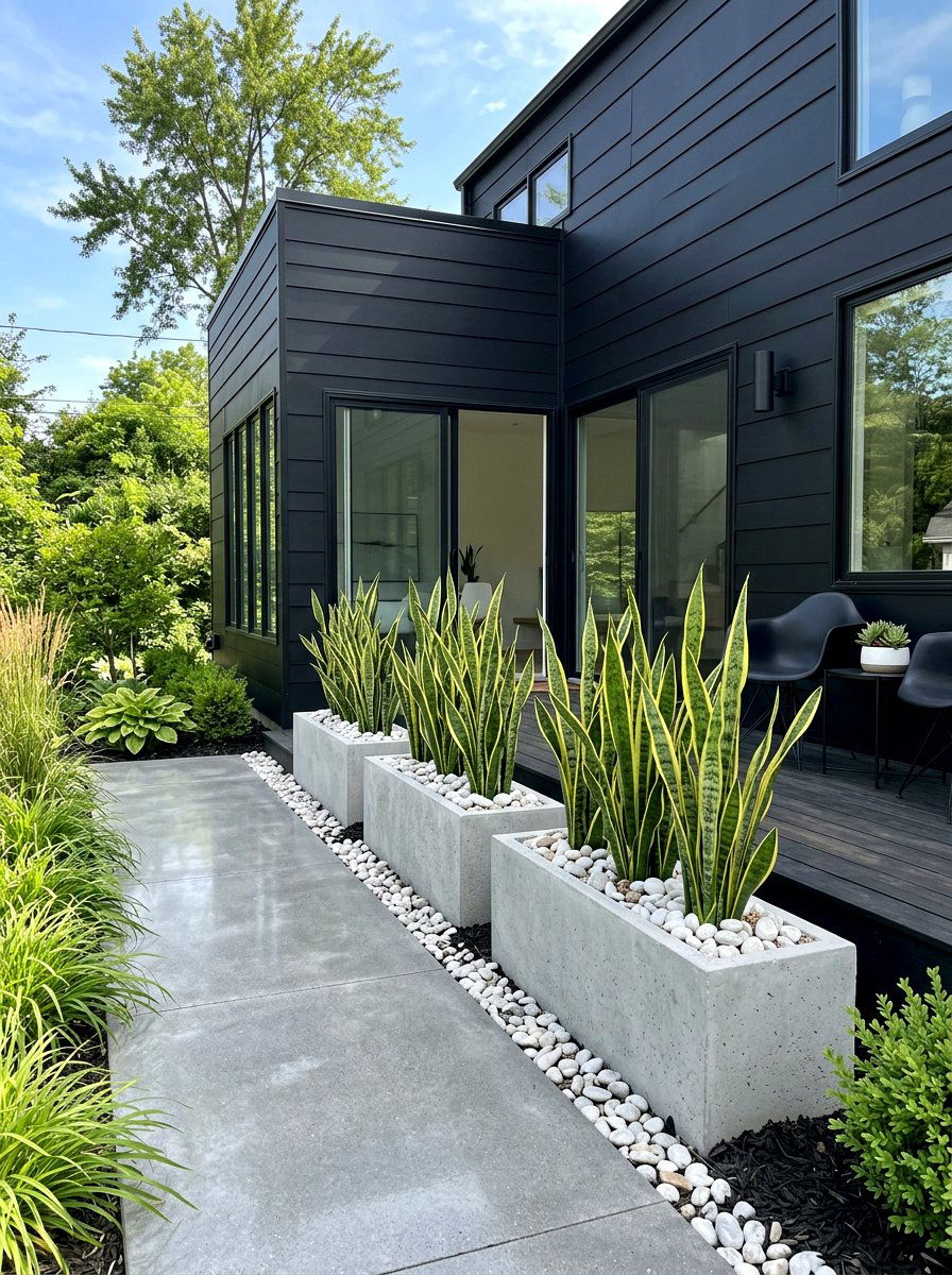 Modern Flower Bed - 30 flower bed ideas
