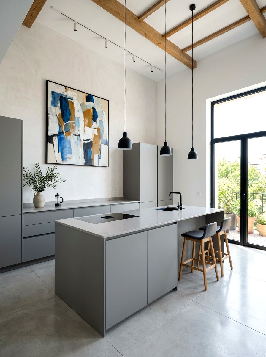 Modern French Minimalist Kitchen - 30 Parisian kitchen ideas