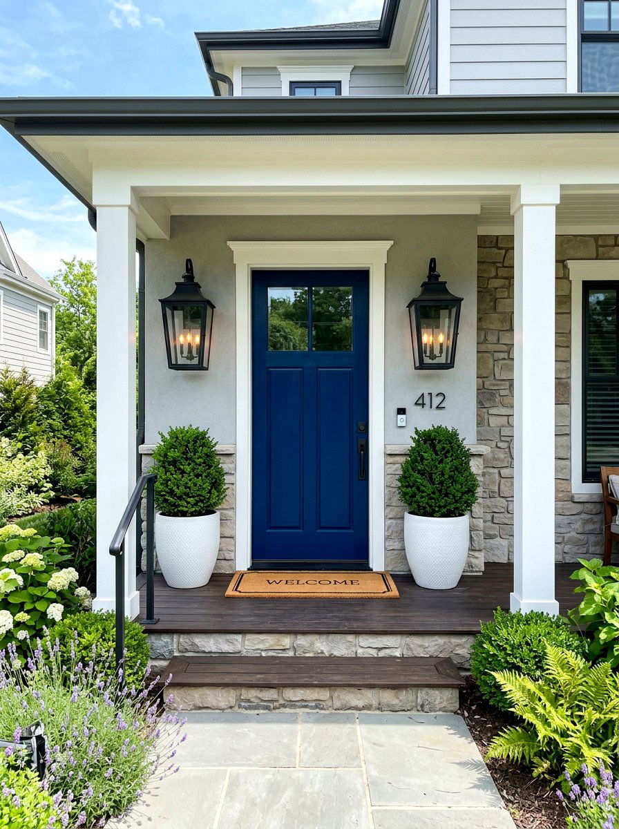 Modern Front Porch - 30 home and garden makeover ideas
