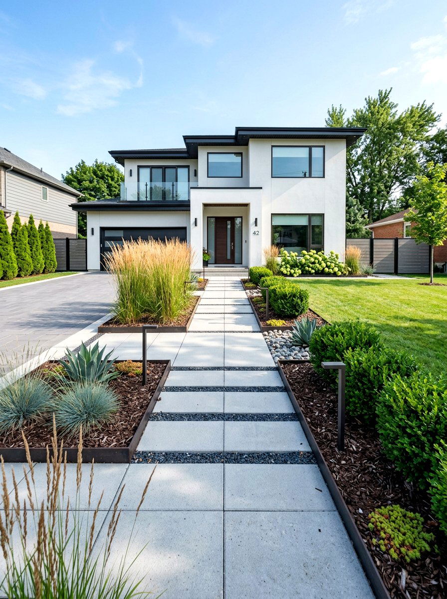 Modern Front Yard Landscaping - 30 landscaping ideas