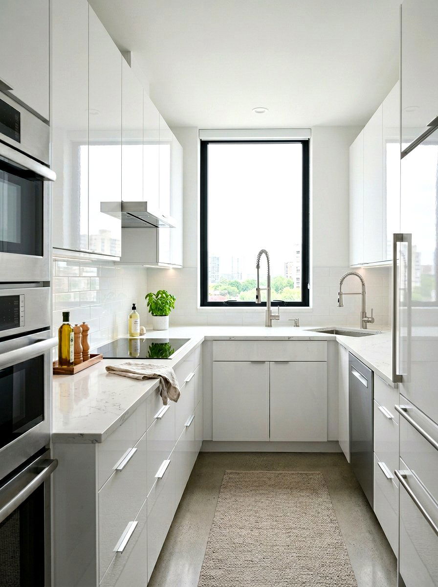 Modern Galley Kitchen Corner Sink - 30 corner sink kitchen ideas