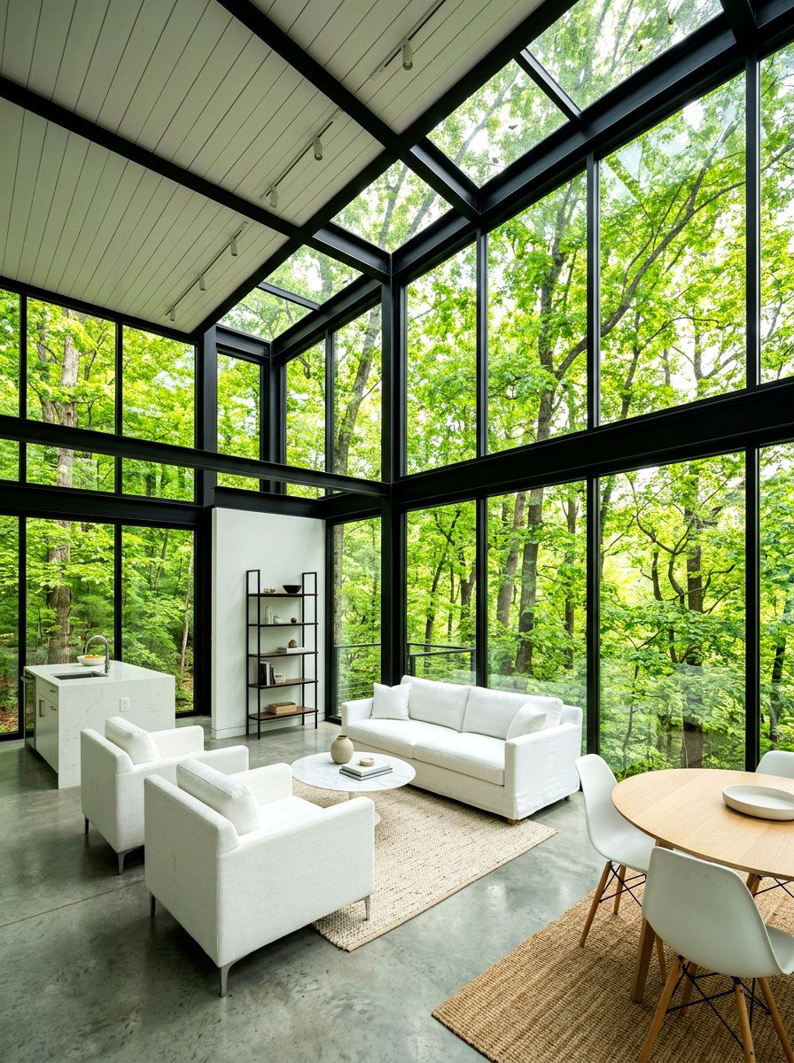 Modern Glass Treehouse - 30 treehouse ideas
