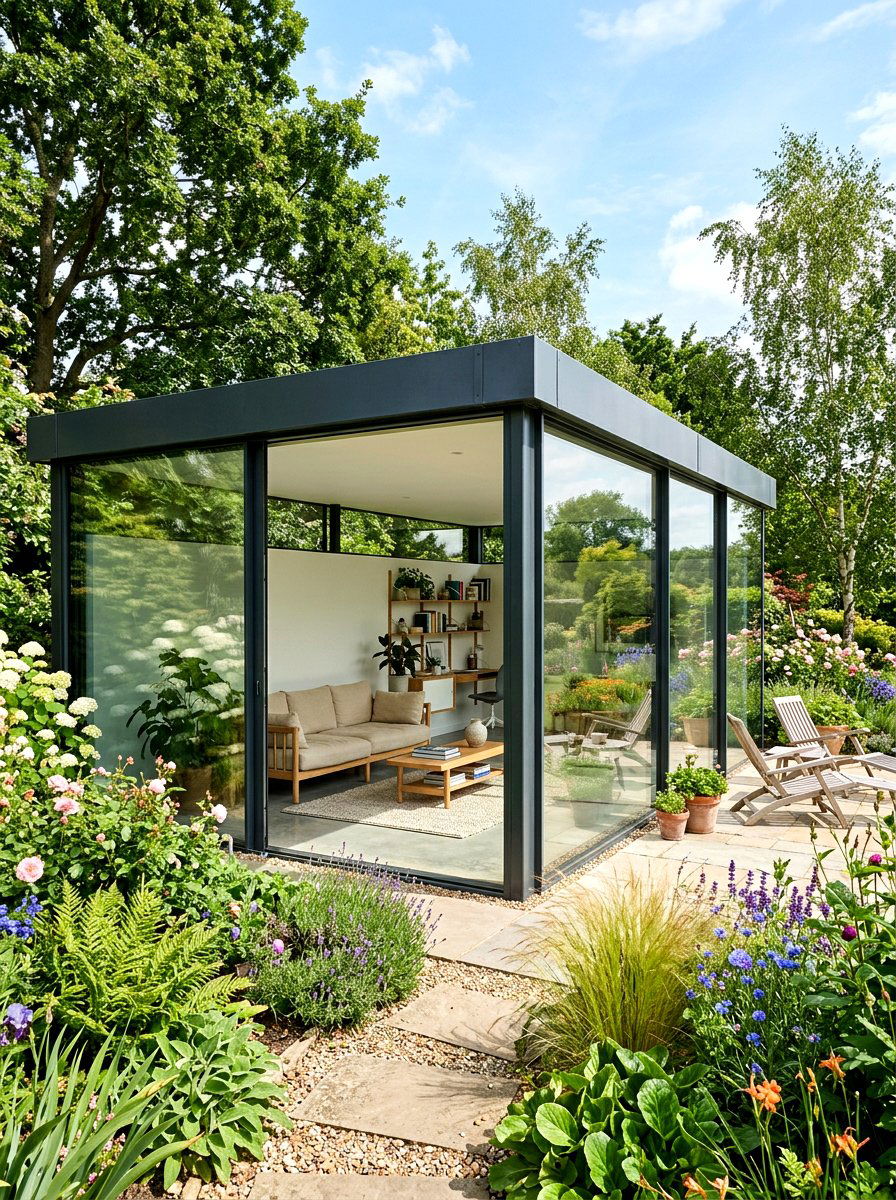 Modern Glass Wall Carriage House - 30 carriage house ideas