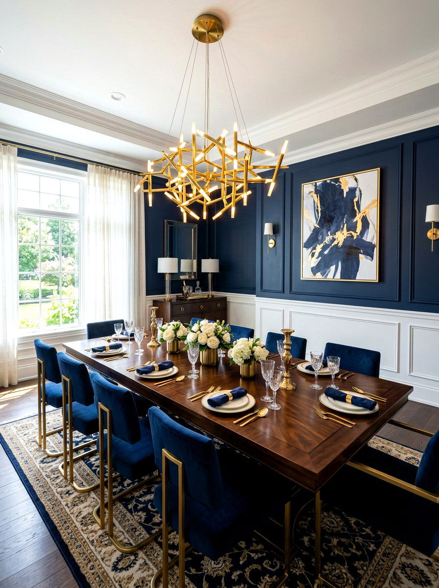 Modern Gold Cluster - 30 pendant light cluster ideas
