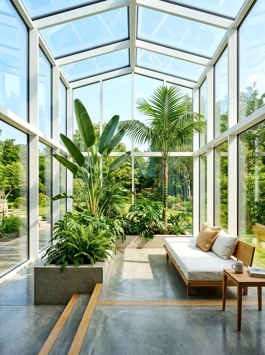 Modern Greenhouse Room - 30 indoor greenhouse ideas