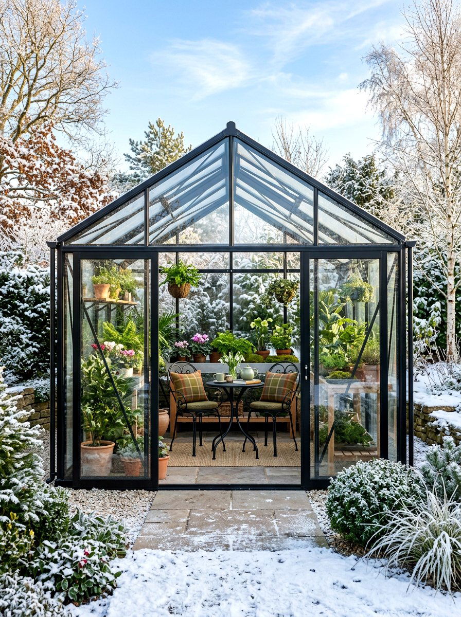 Modern Greenhouse Structure - 30 winter garden ideas