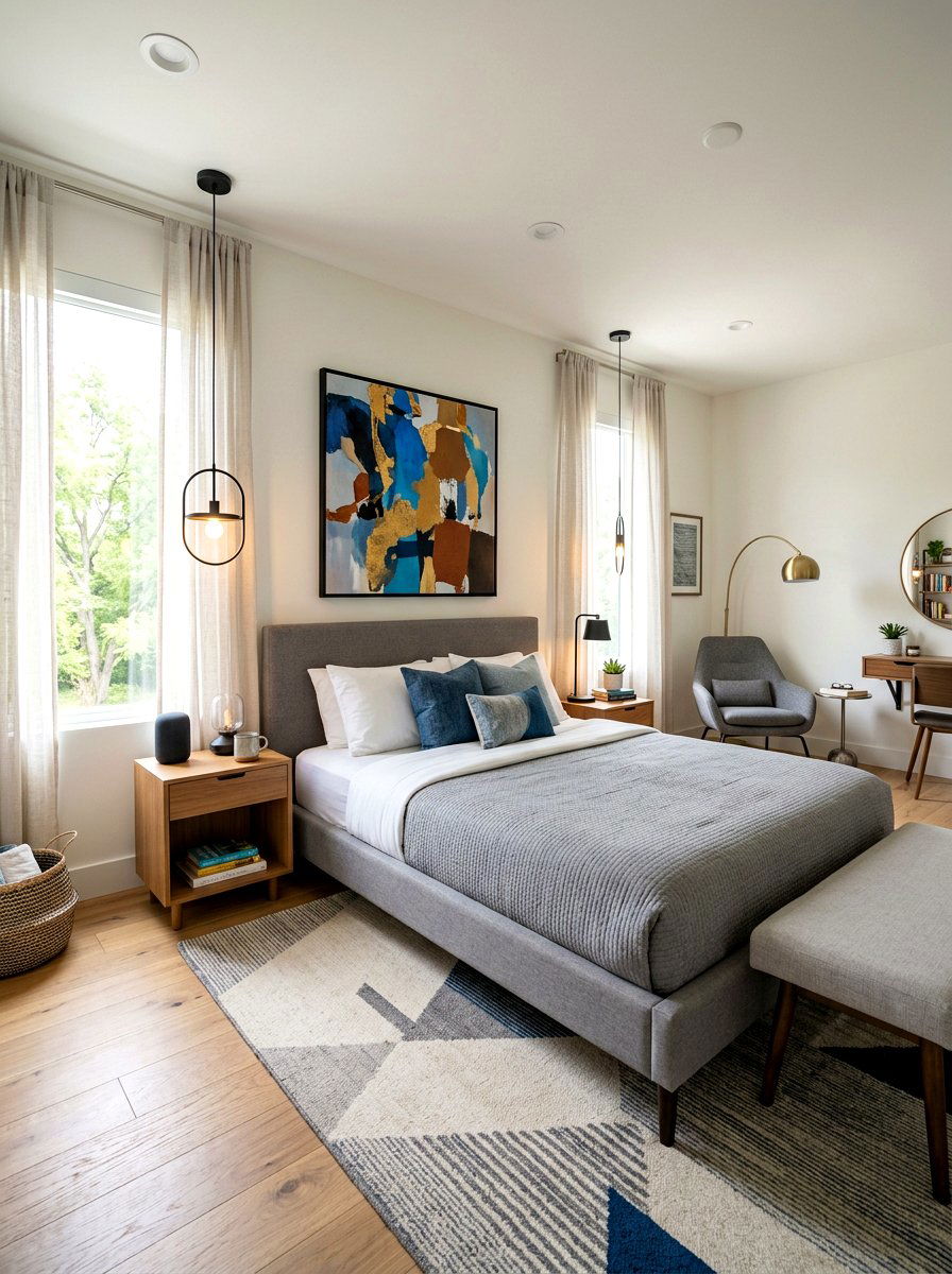 Modern Guest Bedroom - 30 spare bedroom ideas