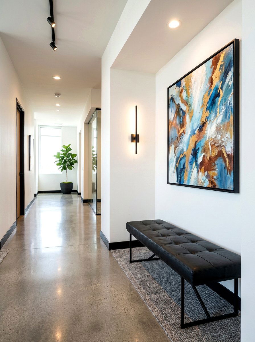 Modern Hallway Nook - 30 landing reading nook ideas