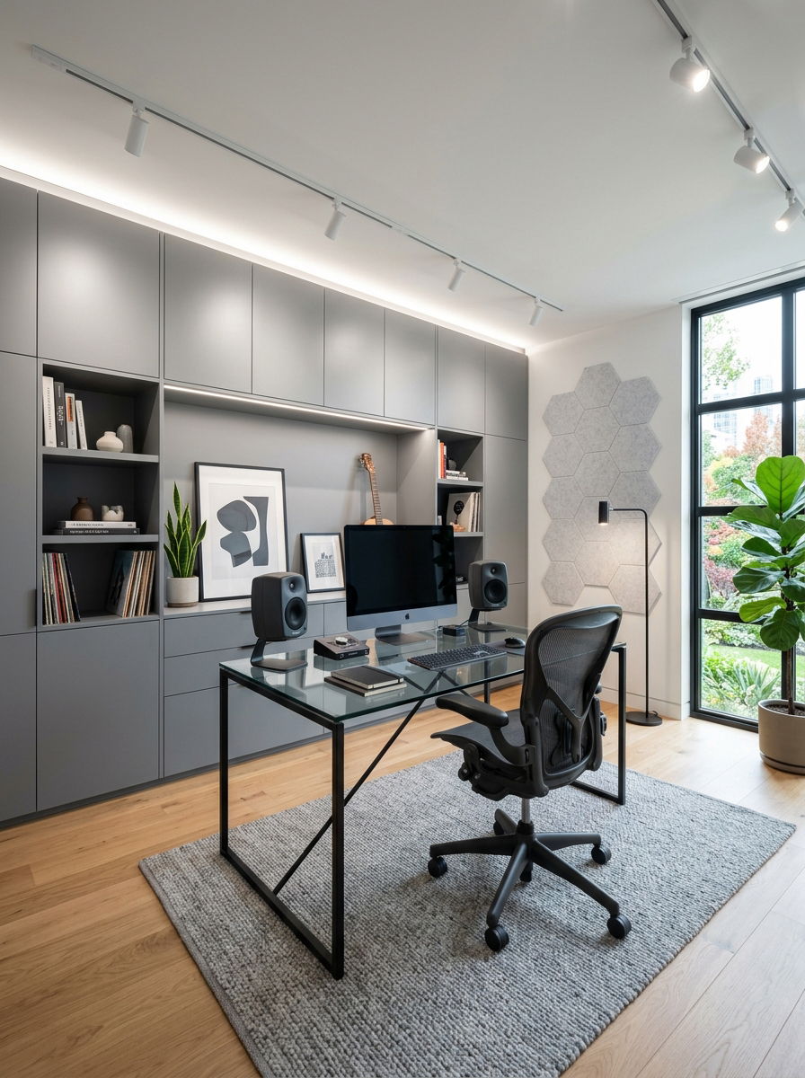 Modern Home Studio - 30 painting studio ideas