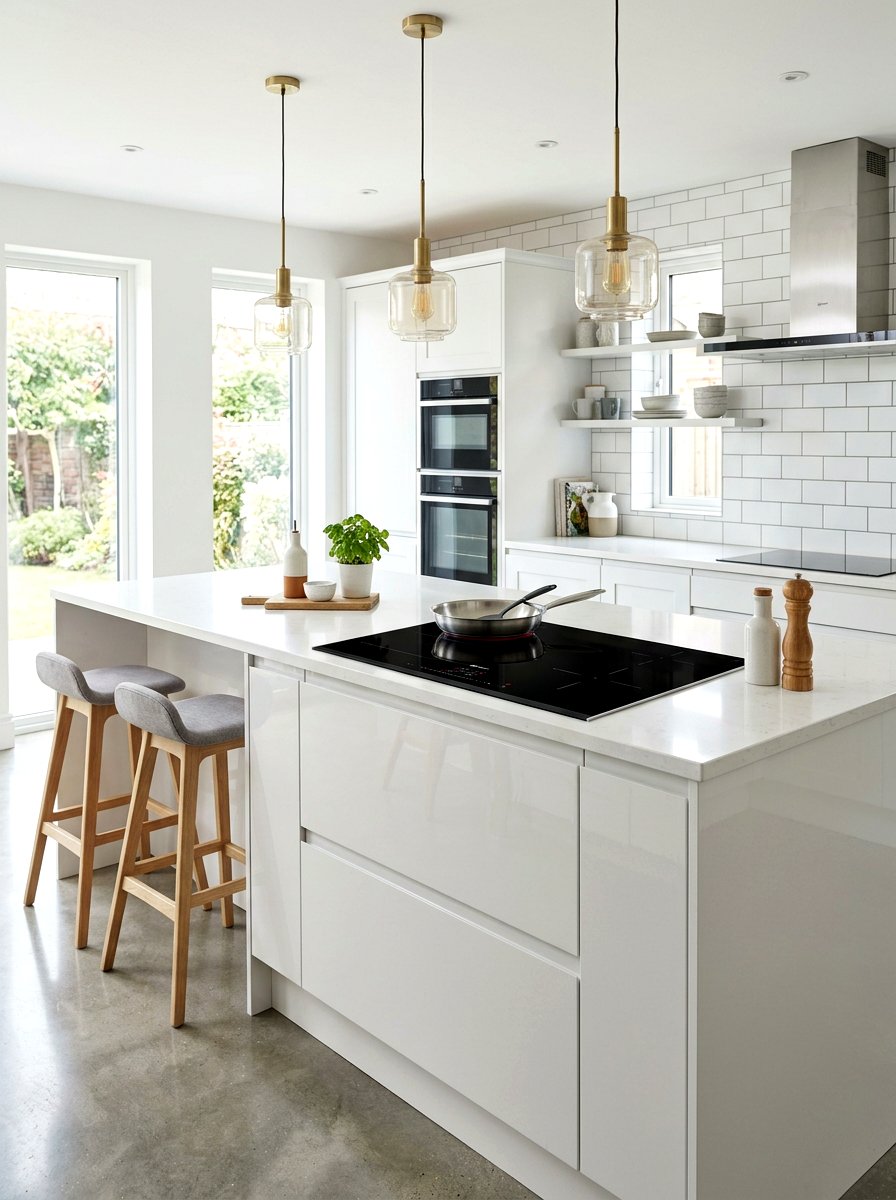 Modern Induction Cooktop Island - 30 kitchen island with cooktop ideas