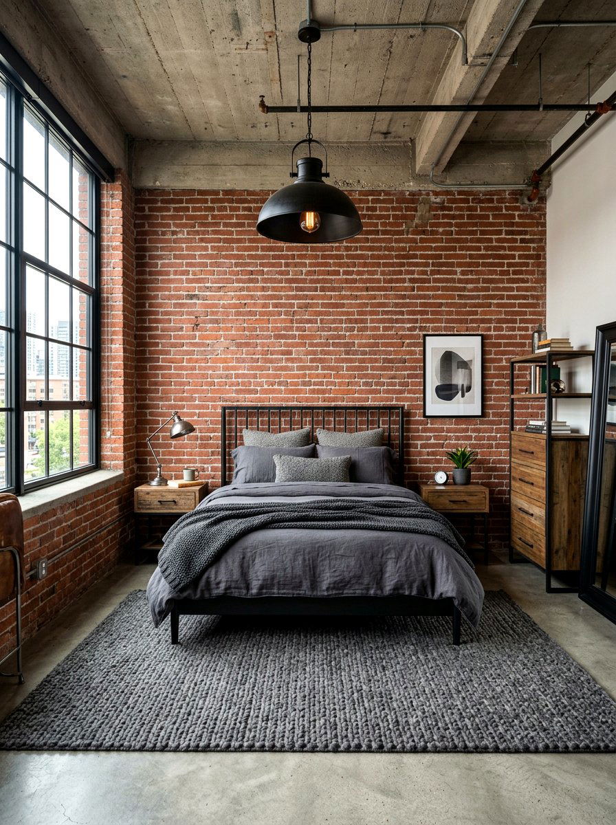 Modern Industrial Bedroom - 30 teen room Pinterest ideas