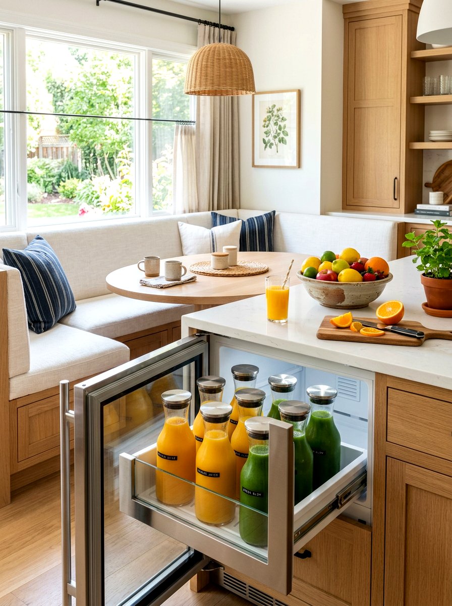 Modern Juice Station - 30 beverage drawer ideas