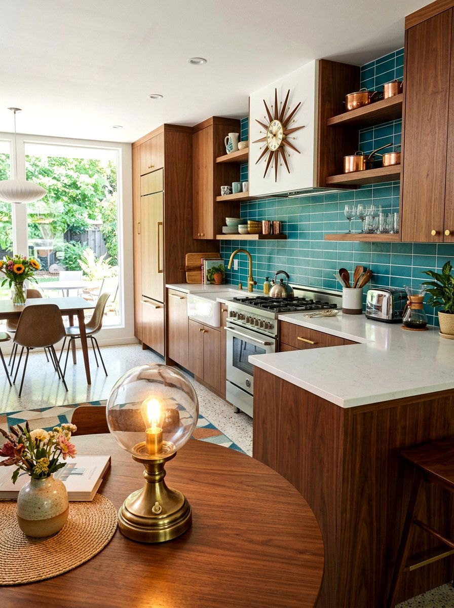 Modern Kitchen Globe Lamp - 30 mini lamp on kitchen counter ideas