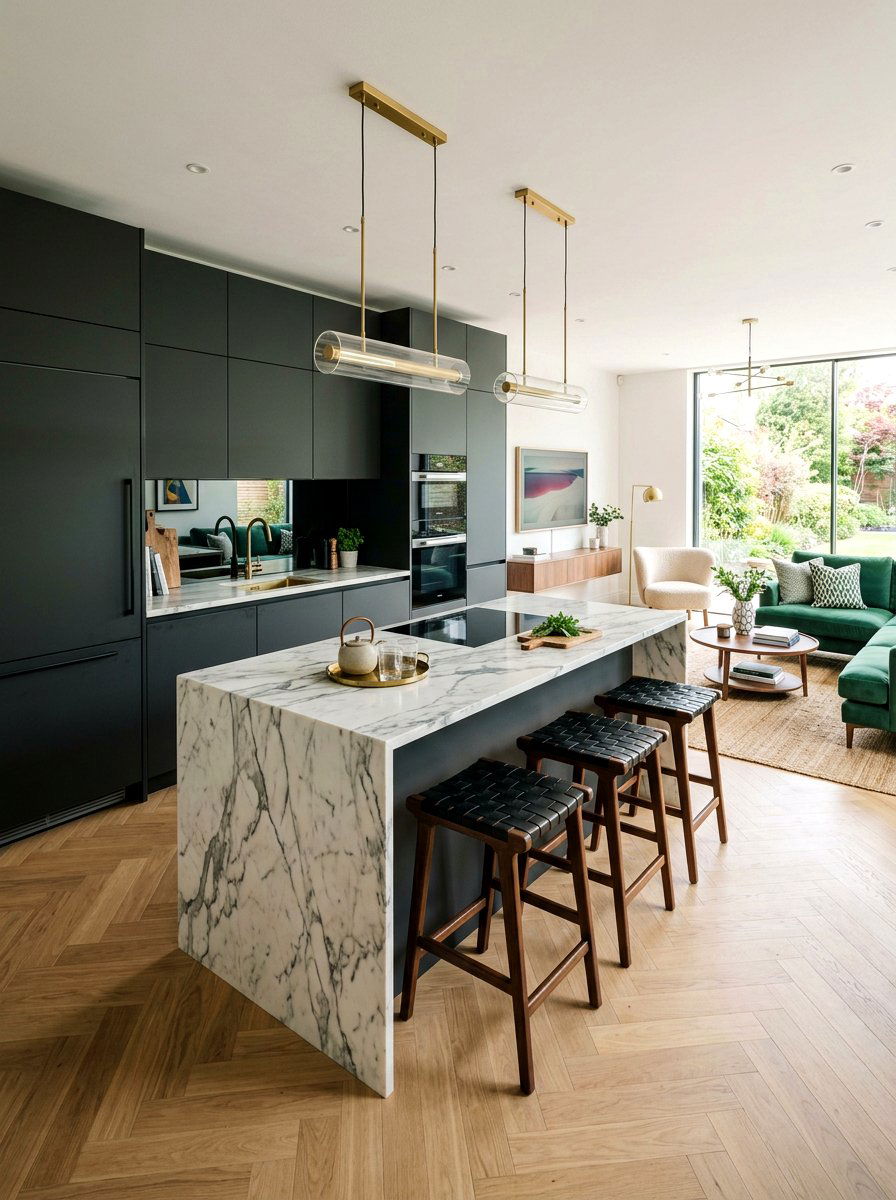 Modern Kitchen Living Combo - 30 open concept decorating ideas