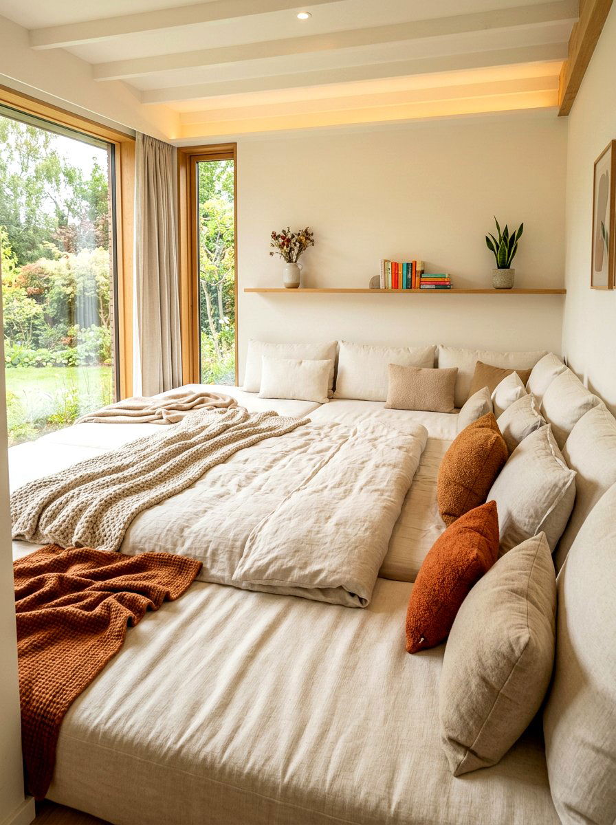 Modern Large Fabric Lounge Sofa - 30 pit sofa patio ideas