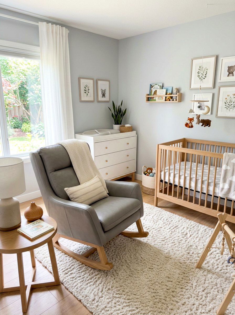 Modern Leather Rocking Chair Nursery - 30 leather accent chair ideas