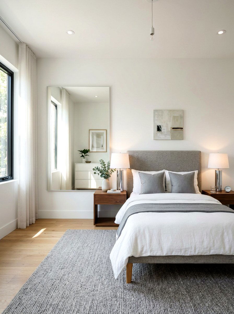Modern Linen White Bedroom - 30 linen white bedroom ideas