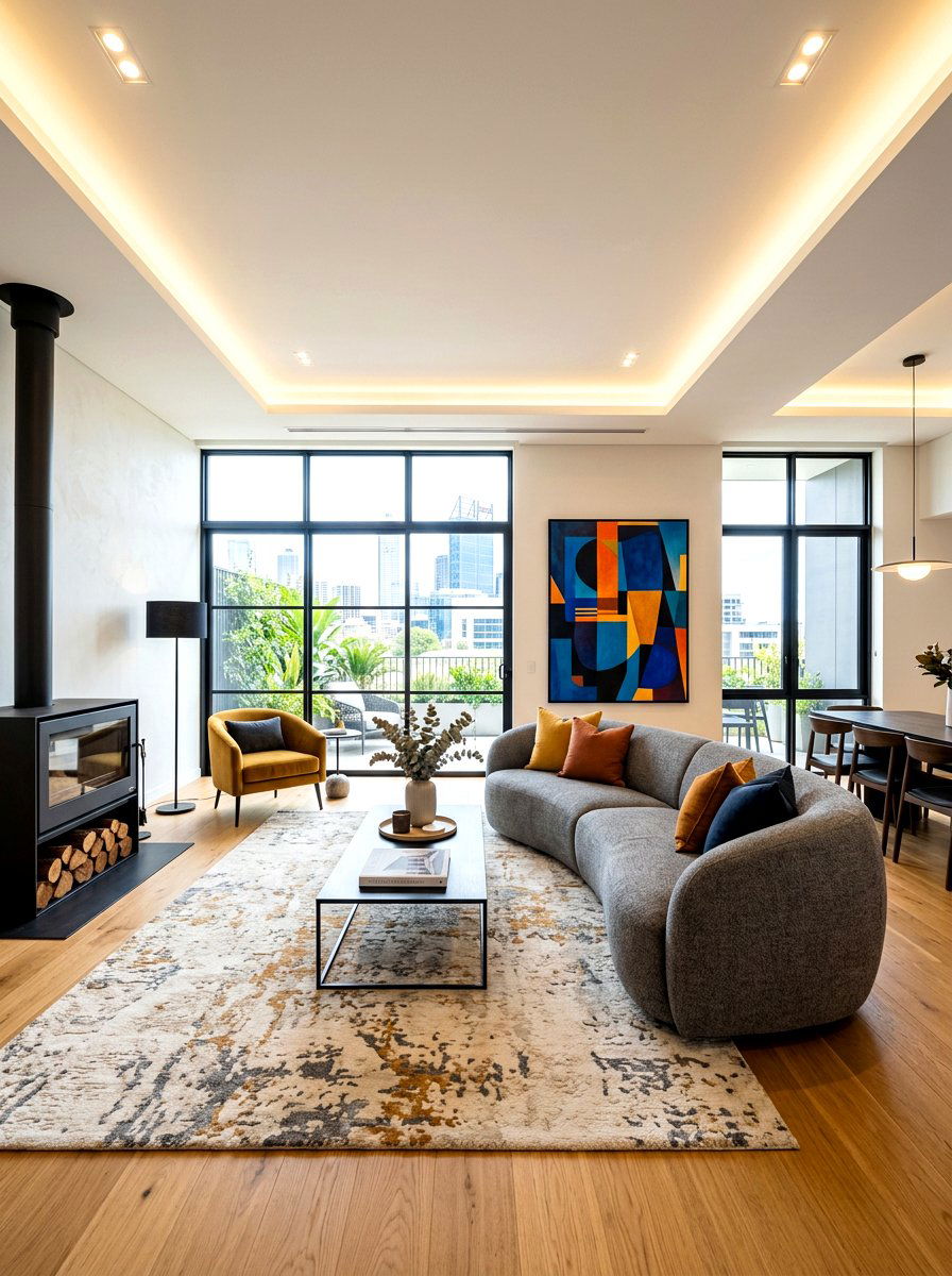 Modern Living Room - 30 cozy living room ideas