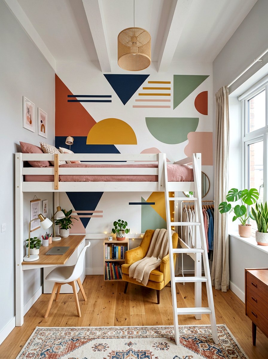 Modern Loft Girl Bedroom - 30 girls bedroom decor ideas