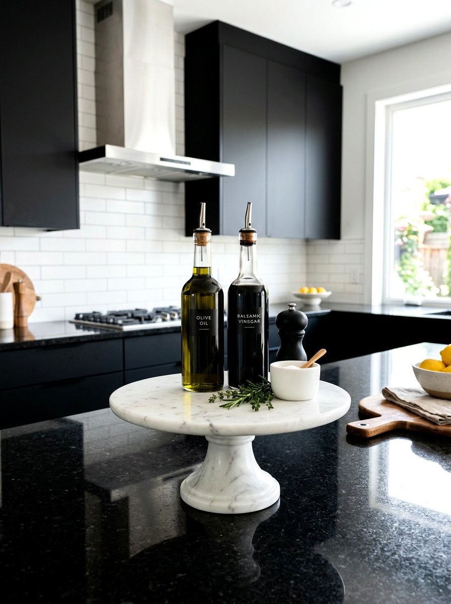 Modern Marble Kitchen Cake Stand - 30 cake stand kitchen decor ideas