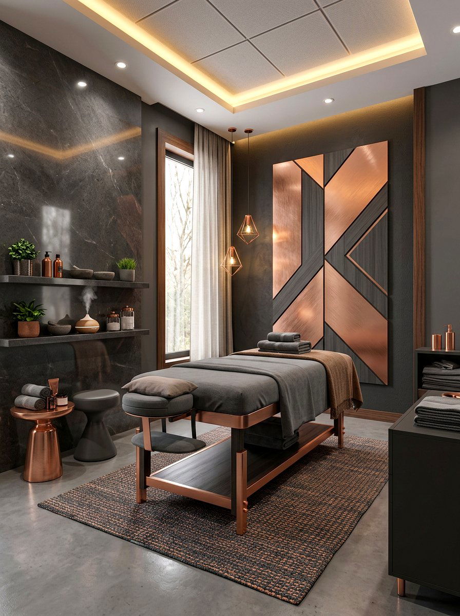 Modern Massage Room - 30 massage room ideas