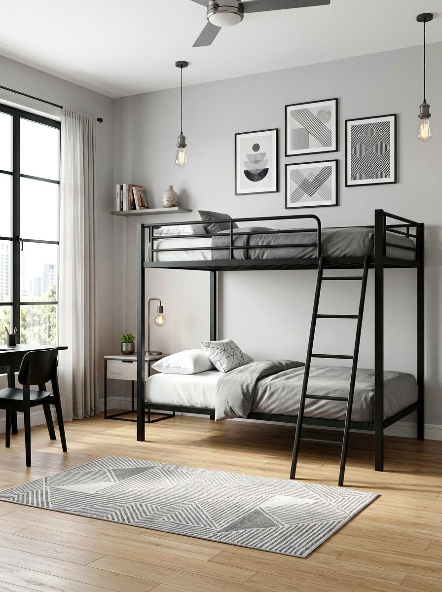 Modern Metal Bunk Bed - 30 bunk bed ideas