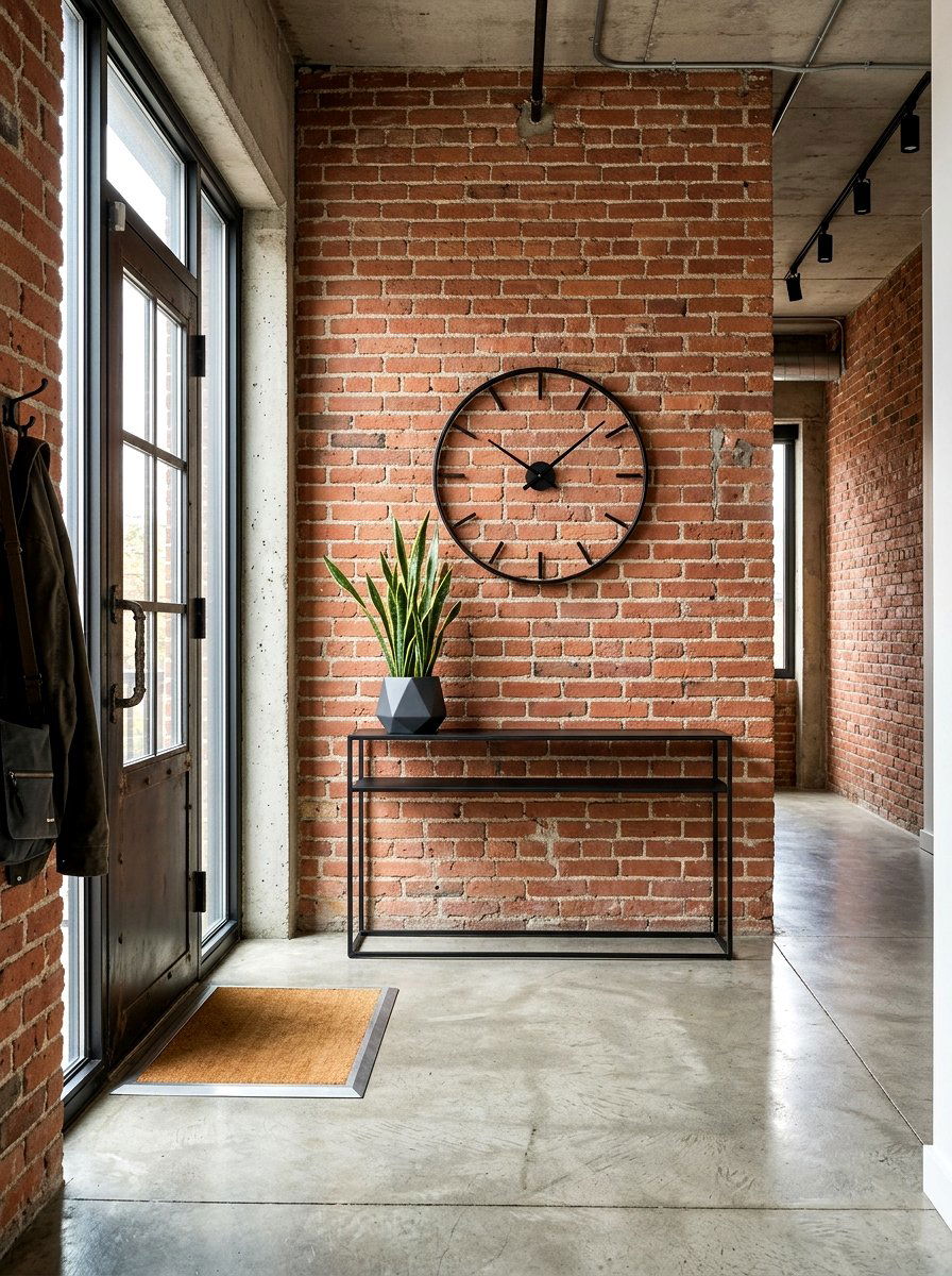 Modern Metal Console - 30 narrow console table ideas