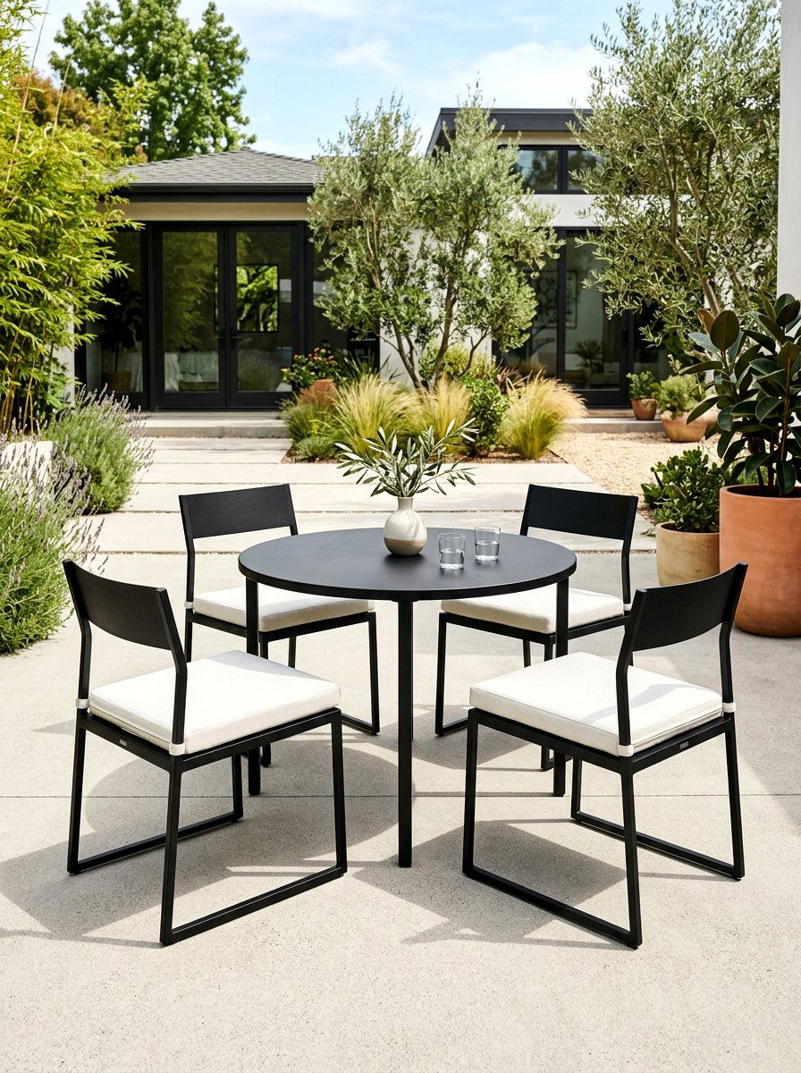 Modern Metal Furniture - 30 sunset hosting patio ideas
