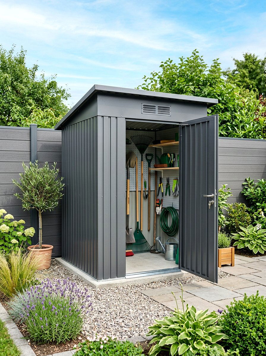 Modern Metal Storage Shed - 30 modern shed ideas