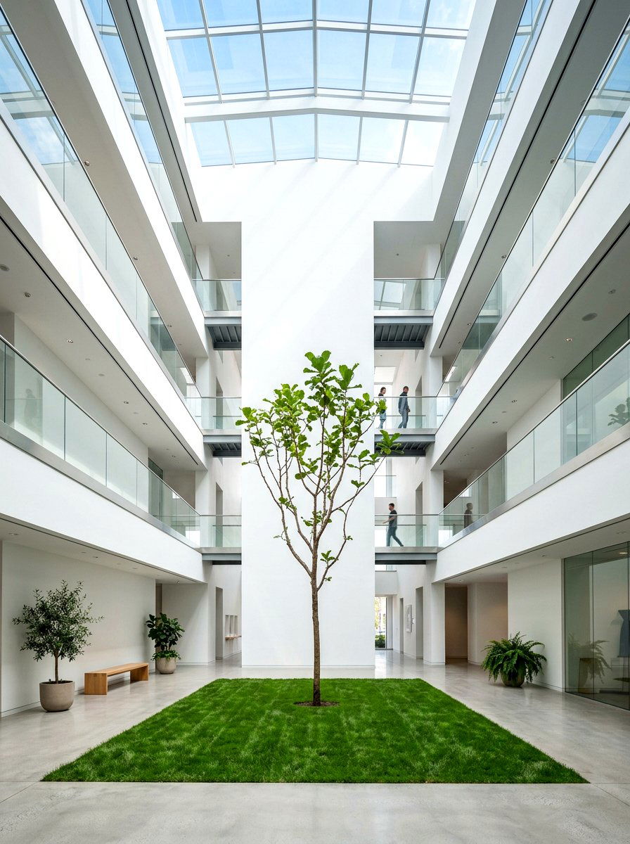Modern Minimalist Atrium - 30 atrium house ideas