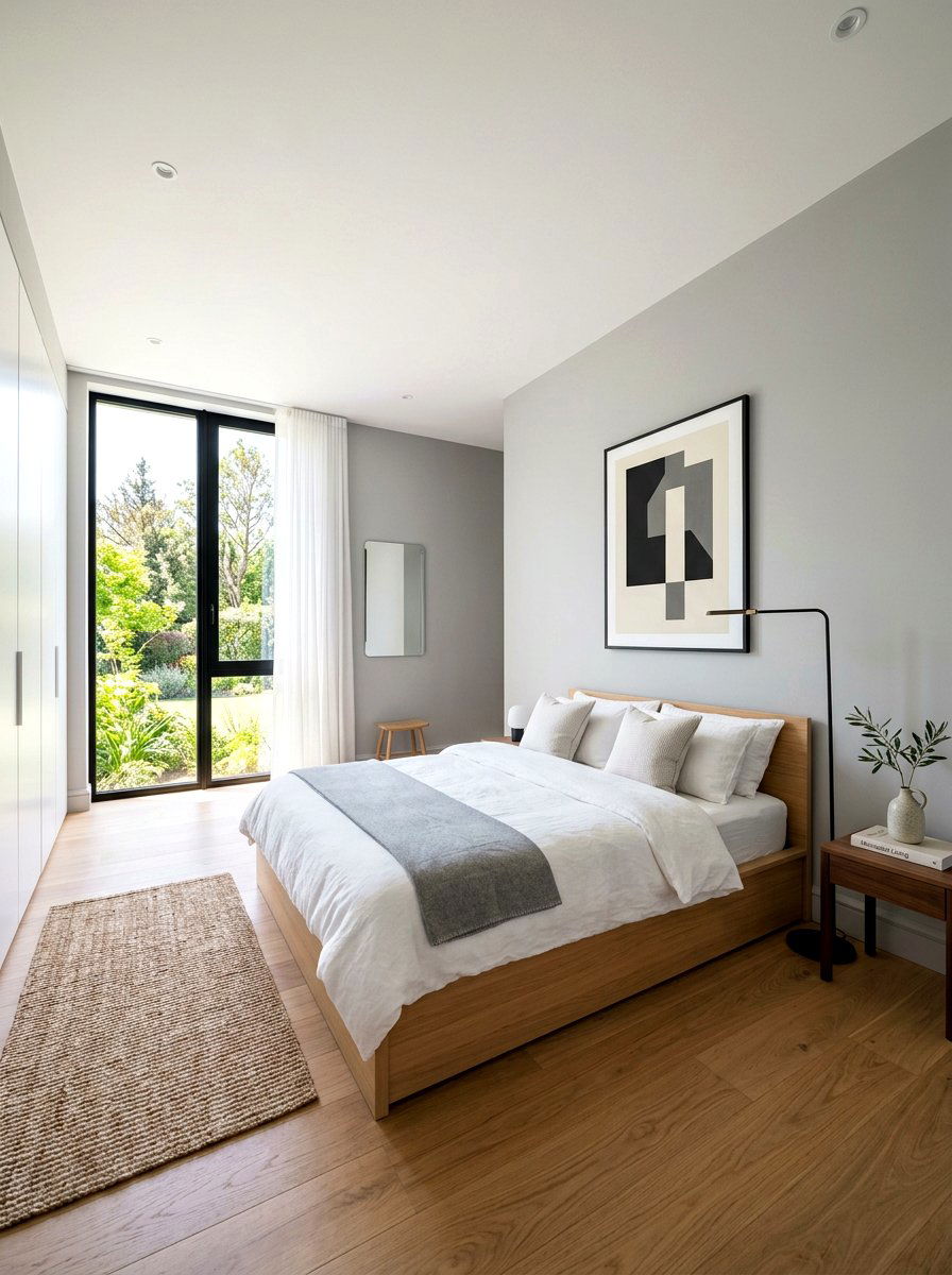 Modern Minimalist Bedroom - 30 neutral bedroom ideas