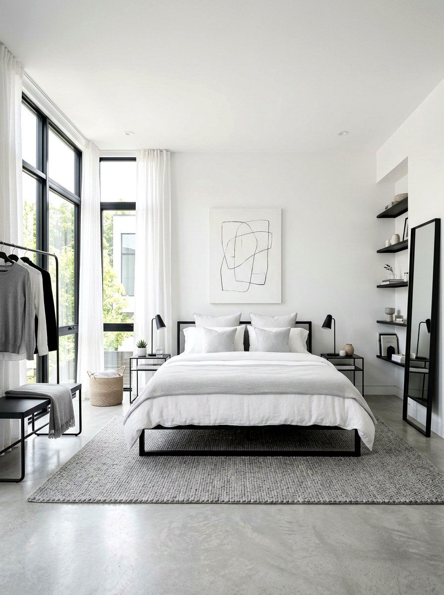 Modern Minimalist Bedroom - 30 sophisticated bedroom decor ideas