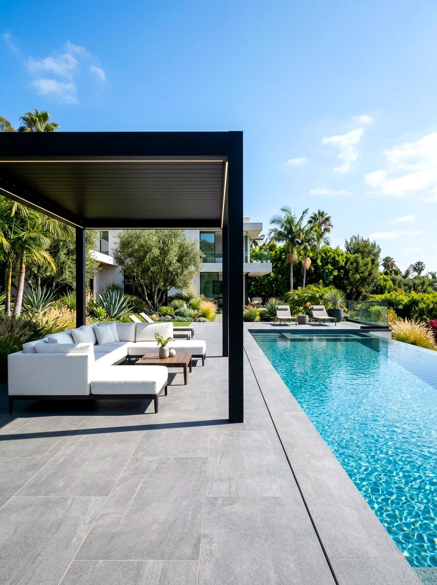 Modern Minimalist Gazebo - 30 poolside gazebo ideas