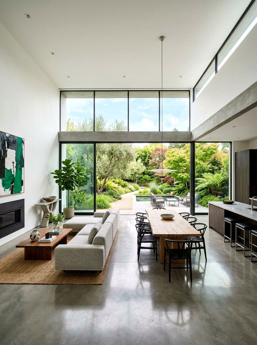 Modern Minimalist Great Room - 30 open floor plan ideas