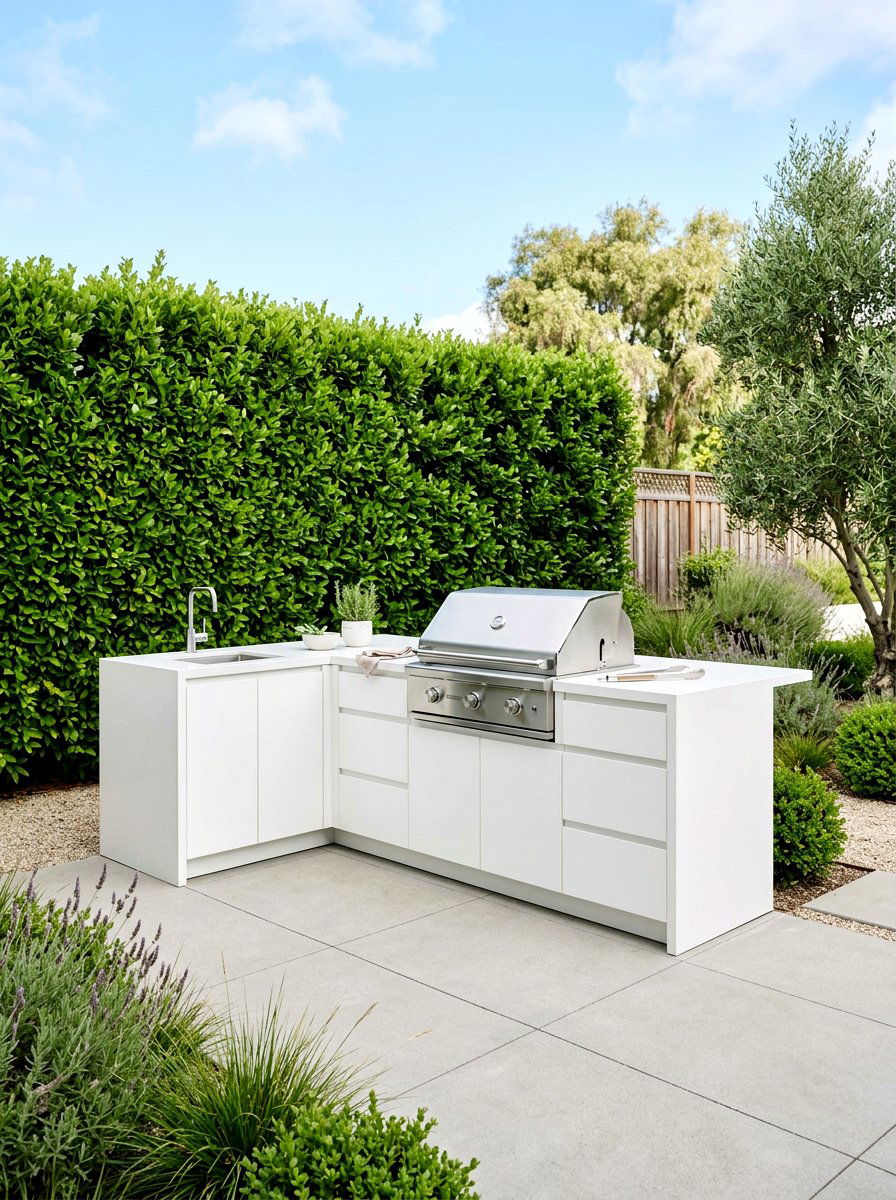 Modern Minimalist Grill Island - 30 grill island ideas