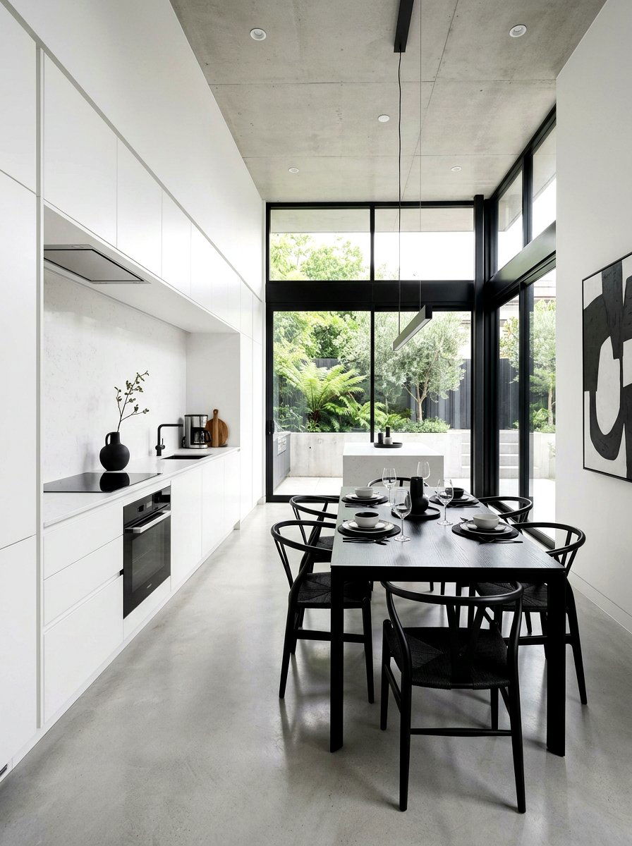 Modern Minimalist Kitchen Dining - 30 kitchen dining combo ideas
