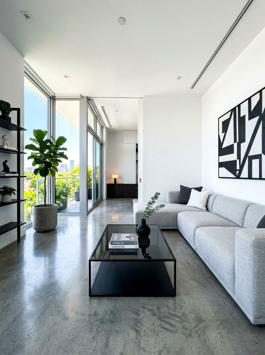 Modern Minimalist Living Room - 30 minimalist living room ideas