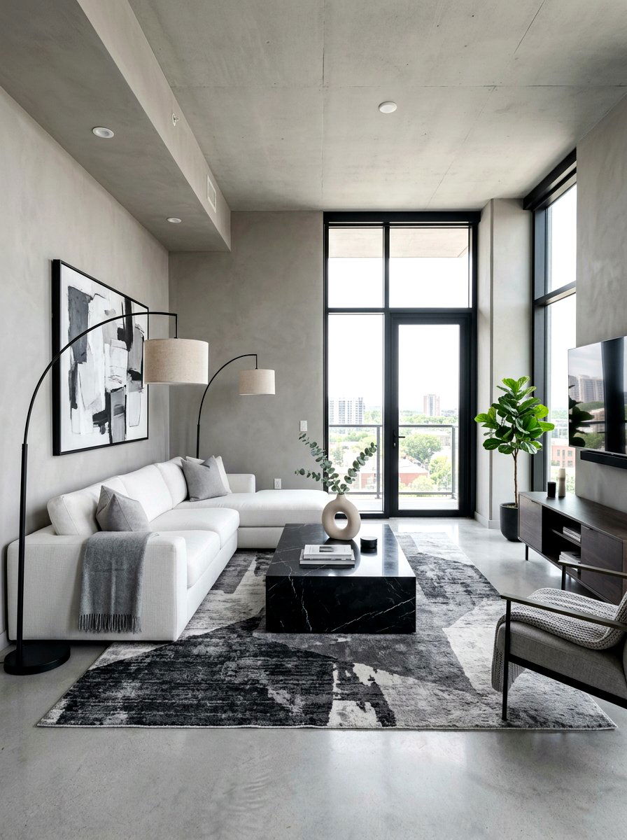 Modern Minimalist Living Room - 30 designer showroom living room ideas