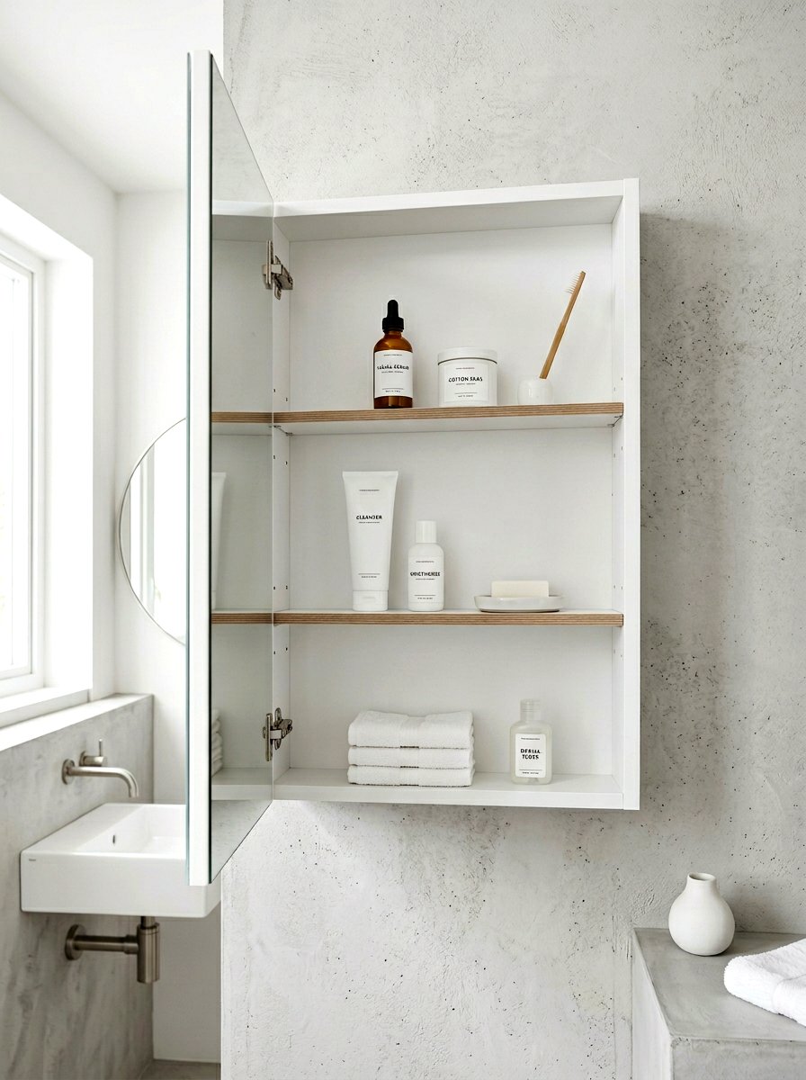 Modern Minimalist Medicine Cabinet - 30 medicine cabinet organization ideas