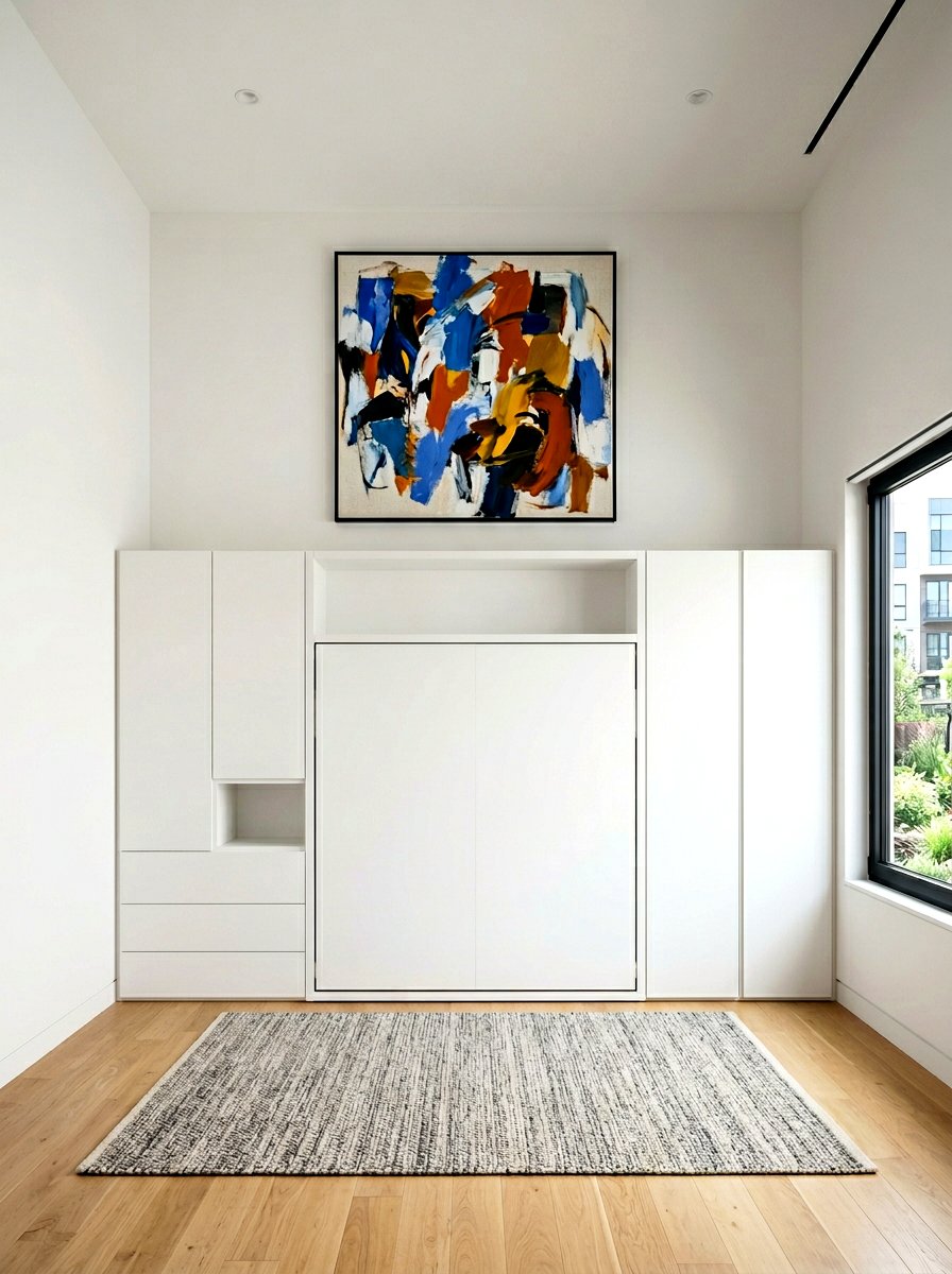 Modern Minimalist Murphy Bed - 30 Murphy bed ideas