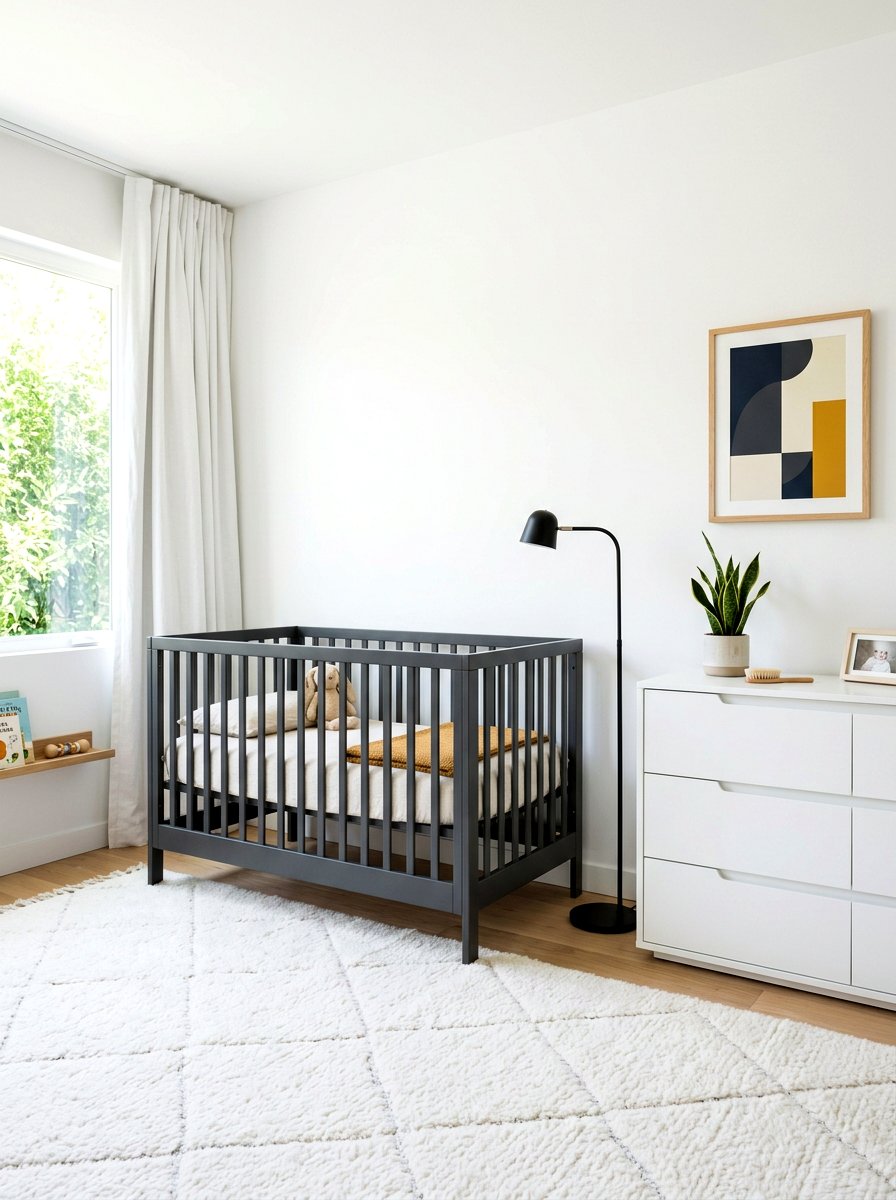 Modern Minimalist Nursery - 30 Pinterest nursery ideas