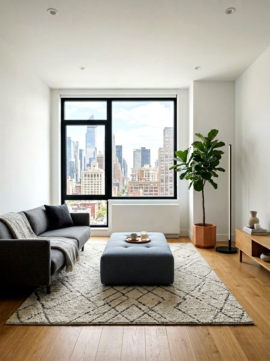 Modern Minimalist Ottoman - 30 ottoman coffee table ideas