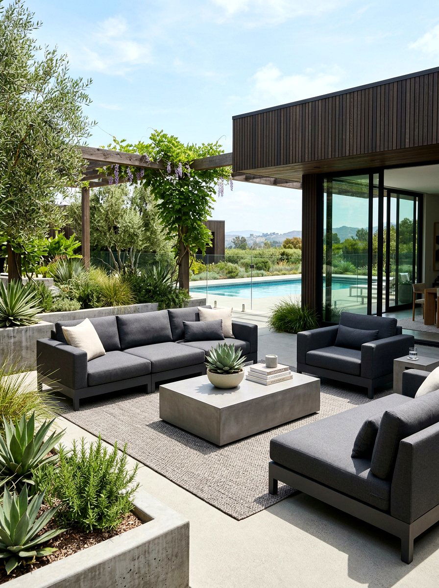 Modern Minimalist Outdoor Coffee Table - 30 outdoor coffee table styling ideas