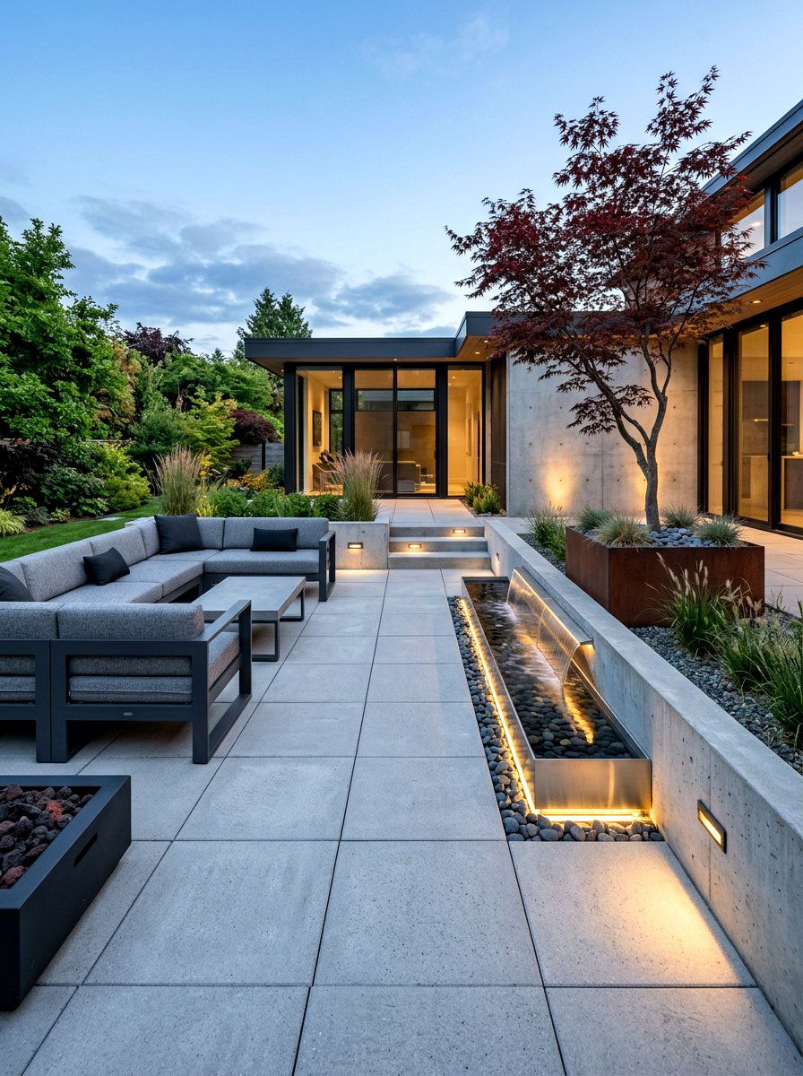 Modern Minimalist Patio - 30 villa patio styling ideas