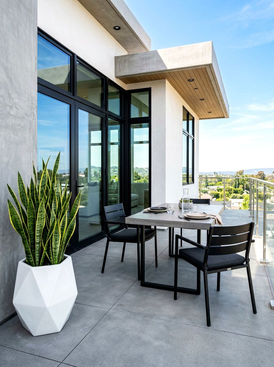 Modern Minimalist Patio Corner - 30 patio cafe corner ideas