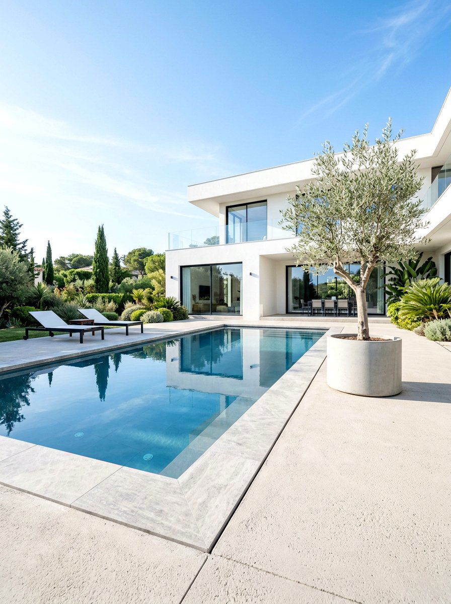 Modern Minimalist Pool - 30 rectangular pool ideas