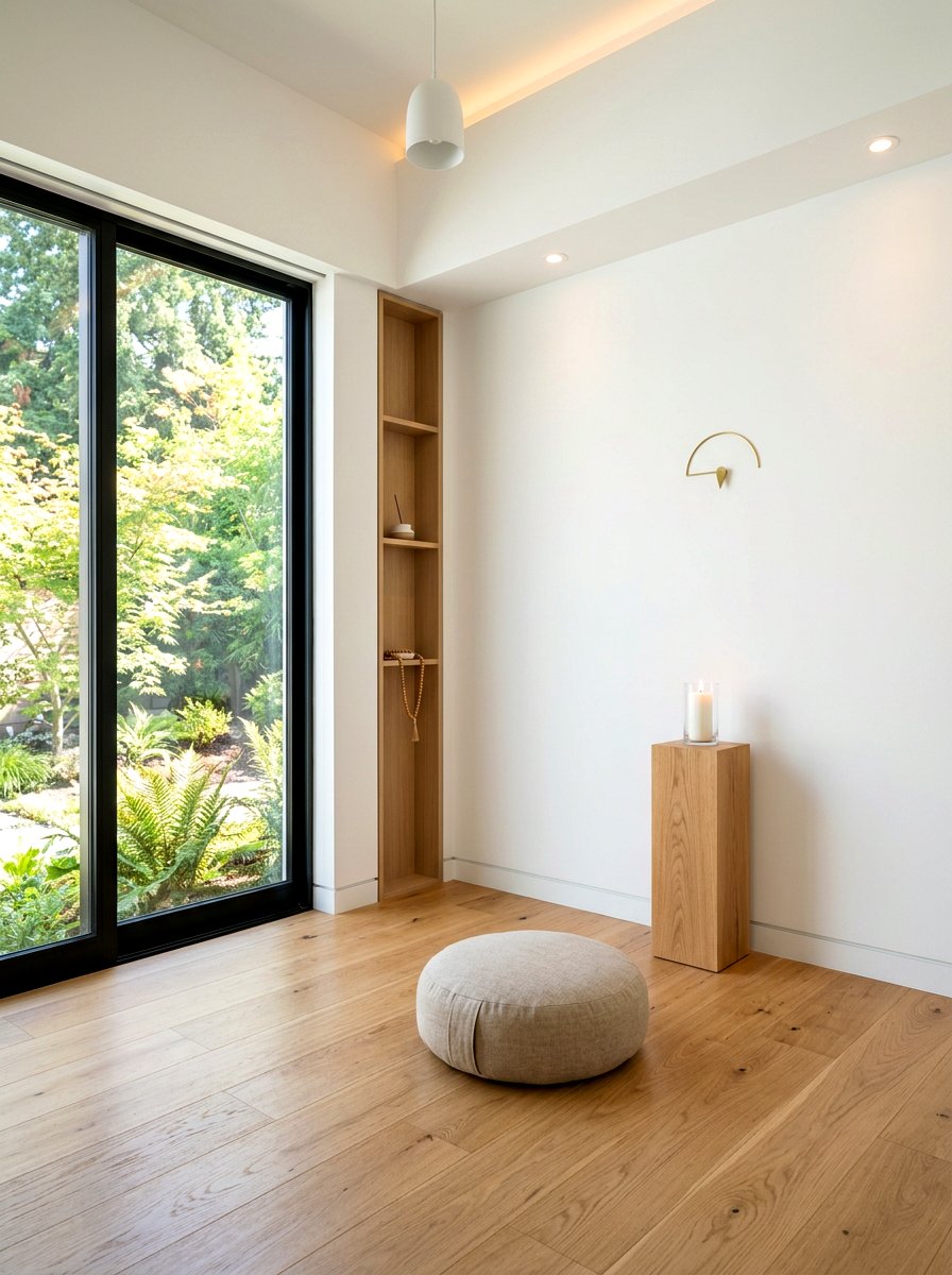 Modern Minimalist Prayer Room - 30 prayer room ideas